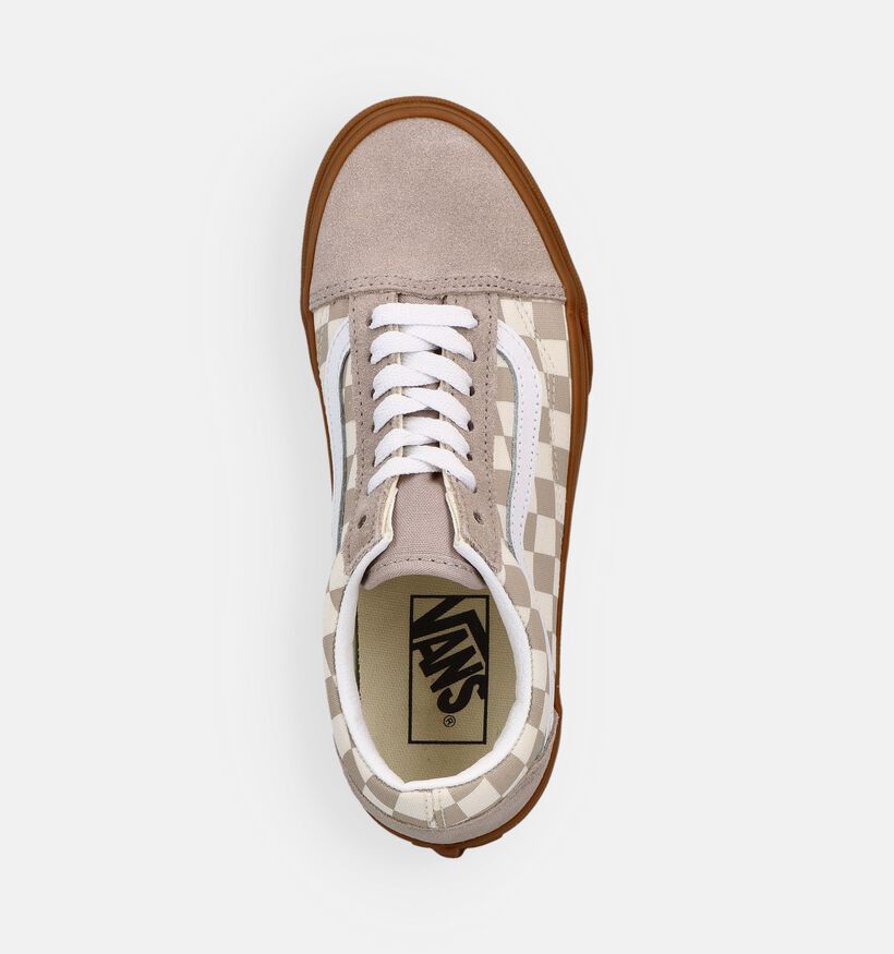 Vans Old Skool Bruine Sneakers voor jongens, meisjes (368995)