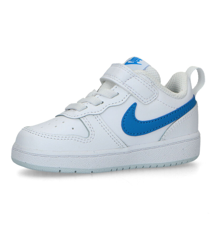 Nike Court Borough Baskets en Blanc pour garçons, filles (340221)