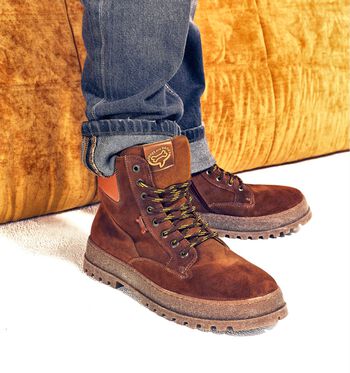 STONES and BONES Boots Cognac