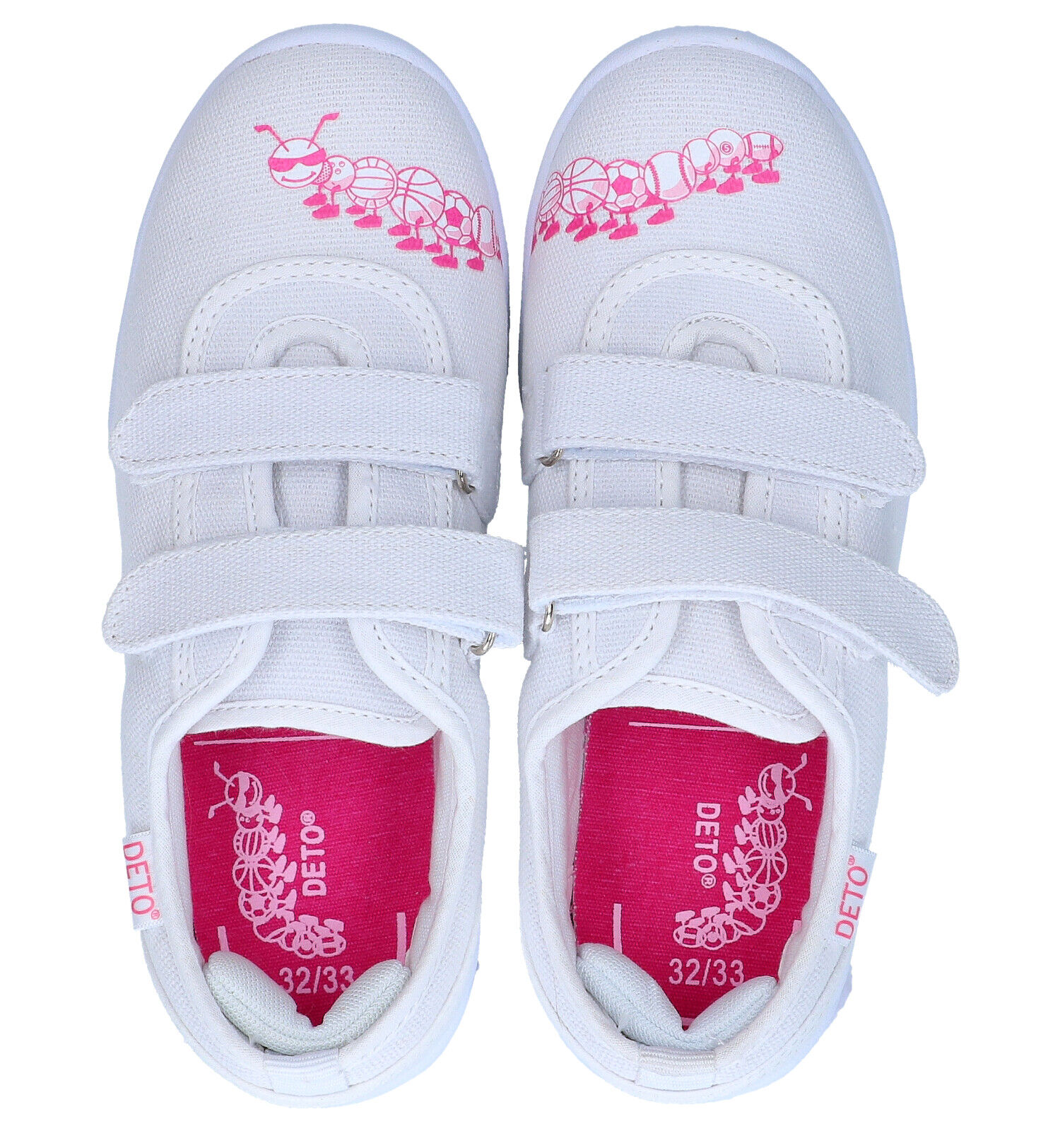 Deto Witte Sportschoenen Meisjes Sportschoenen Online op TORFS.BE