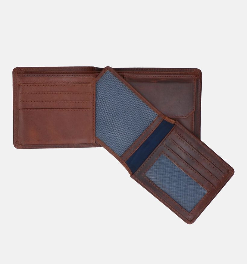 Maverick Bruine Portefeuille voor heren (358810)