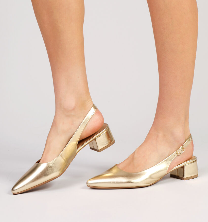Tamaris Gouden Slingback pumps voor dames (351603)