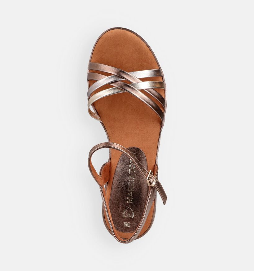 Marco Tozzi Ros&eacute;goud Sandalen voor dames (371878)