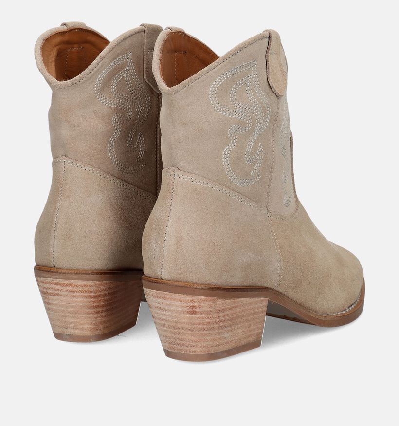 Babouche Beige Cowboyboots voor dames (332779)