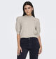 JDY Rue Life Pull en Beige pour femmes (362420)