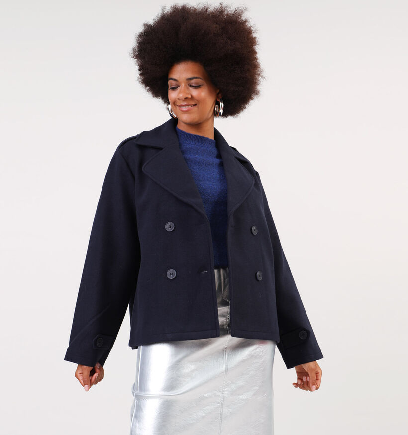 SISTERS POINT Caleb Manteau court en Bleu pour femmes (349336)