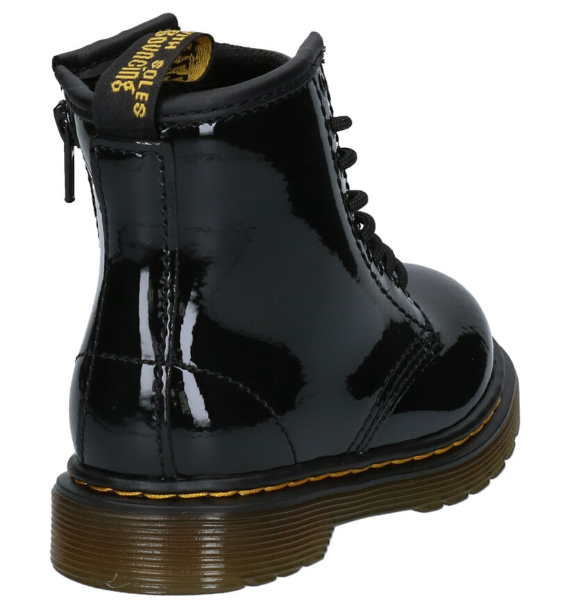 Dr. Martens Patent Paarse Boots in lakleer (253326)