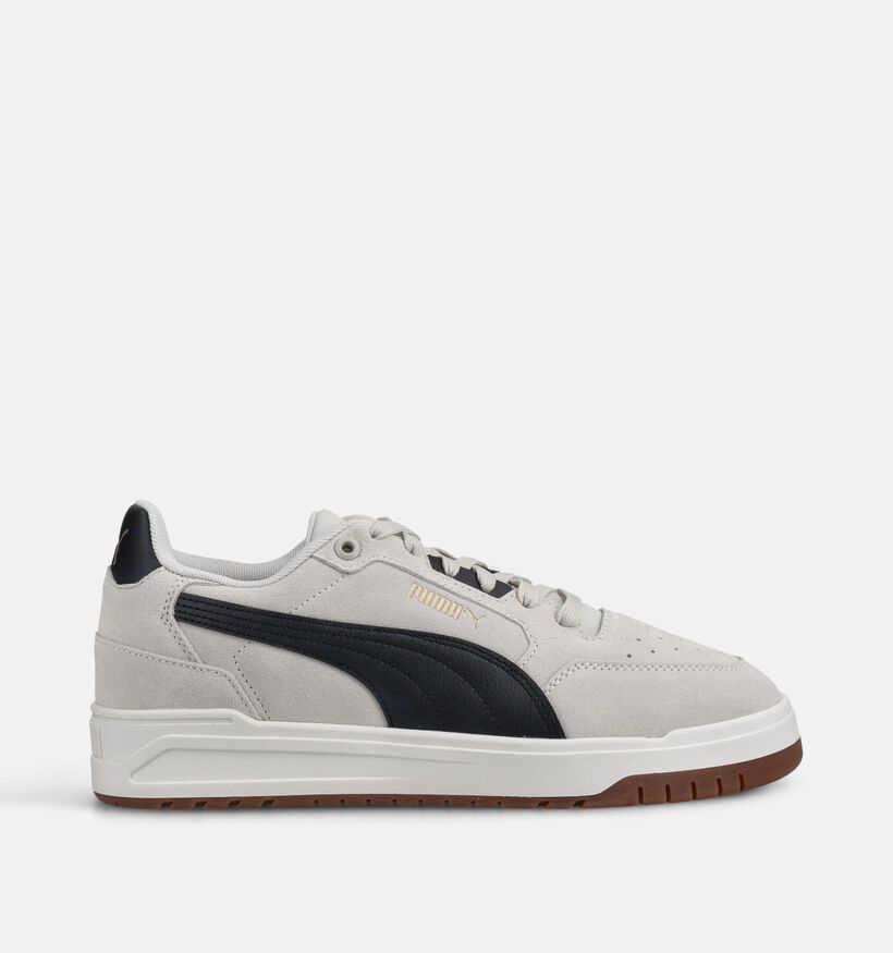 Puma Shuffle Downtown Grijze/Zwarte Sneakers voor heren (366611) - geschikt voor steunzolen
