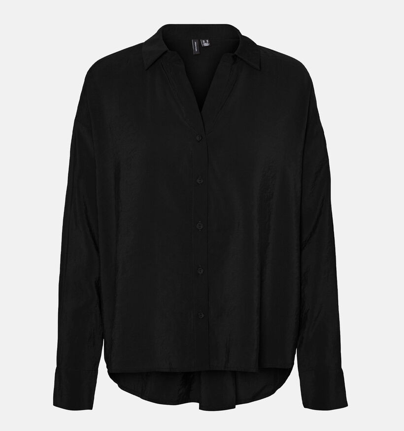 Vero Moda Queeny Zwart Oversized hemd voor dames (330909)