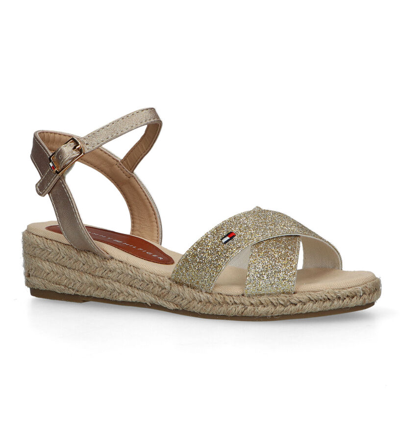 Tommy Hilfiger Sandales en Or en textile (321623)