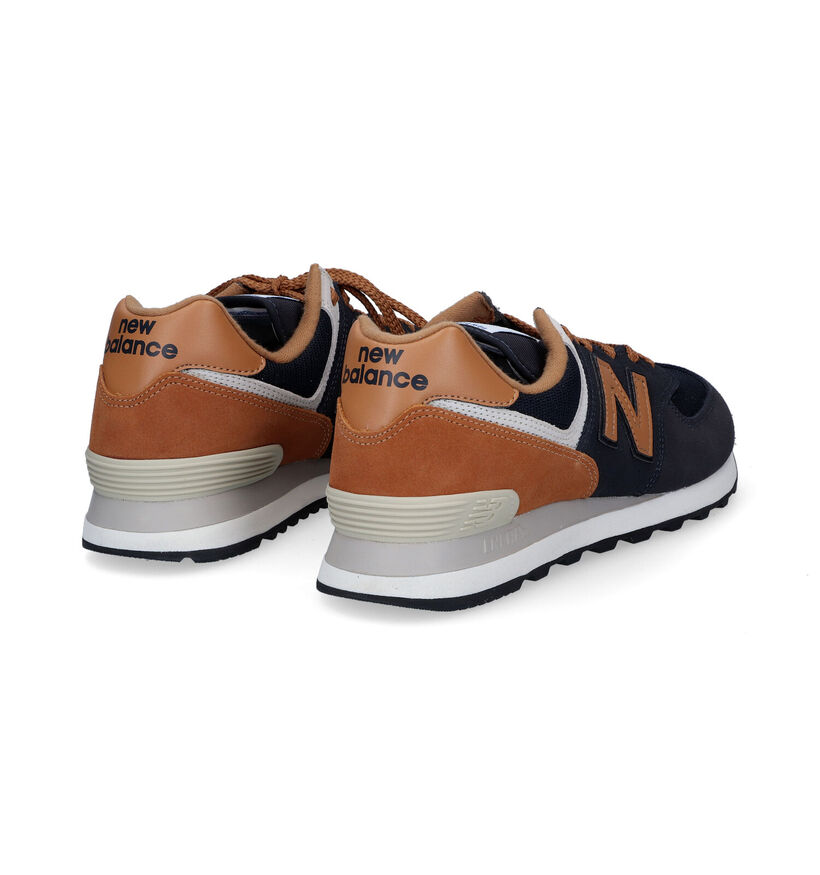 New Balance ML 574 Baskets basses en Gris pour hommes (353357) - pour semelles orthopédiques