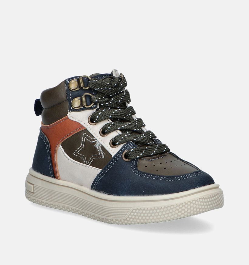 Milo & Mila Kaki Hoga schoenen voor jongens (347118)