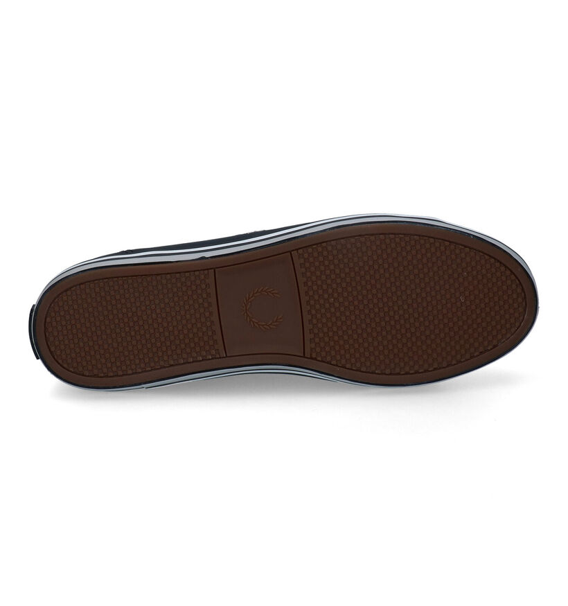 Fred Perry Kingston Baskets en Noir en cuir (304473)