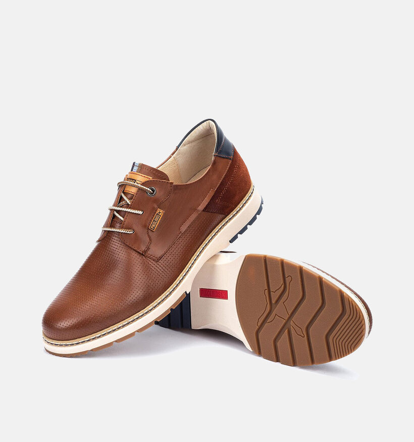 Pikolinos Olvera Cognac Veterschoenen voor heren (355442) - geschikt voor steunzolen
