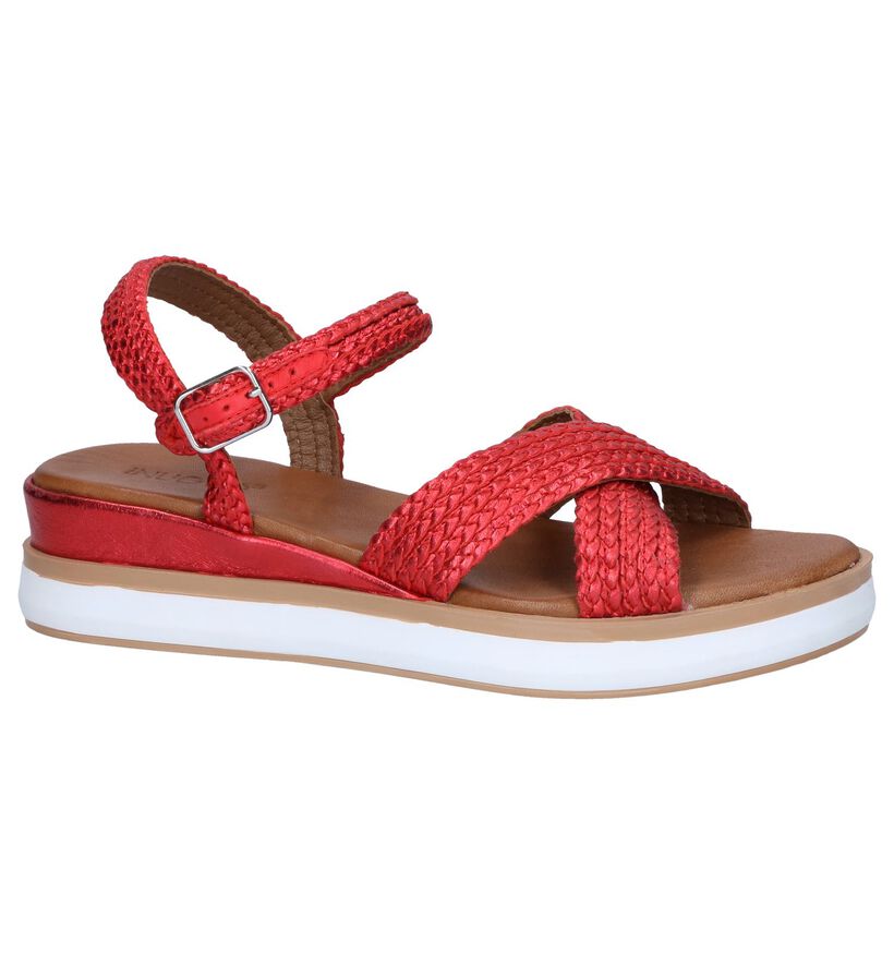 Rode Sandalen Inuovo in leer (248759)