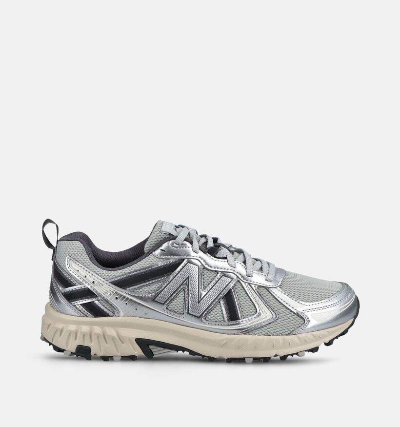 New Balance MT 410 Zilveren/Donkergrijze Sportsneakers voor heren (380365) - geschikt voor steunzolen