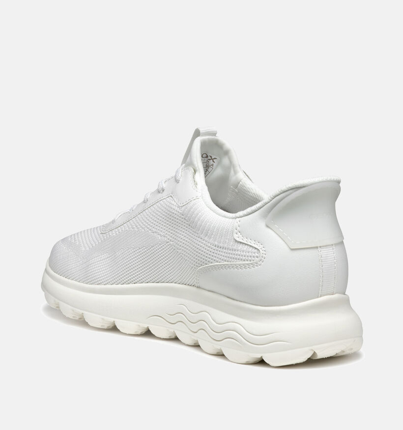 Geox Spherica Baskets en Blanc pour femmes (353761) - pour semelles orthopédiques