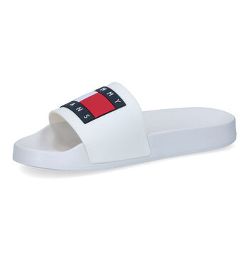 Tommy Hilfiger Tommy Jeans Slippers Wit/Blauw