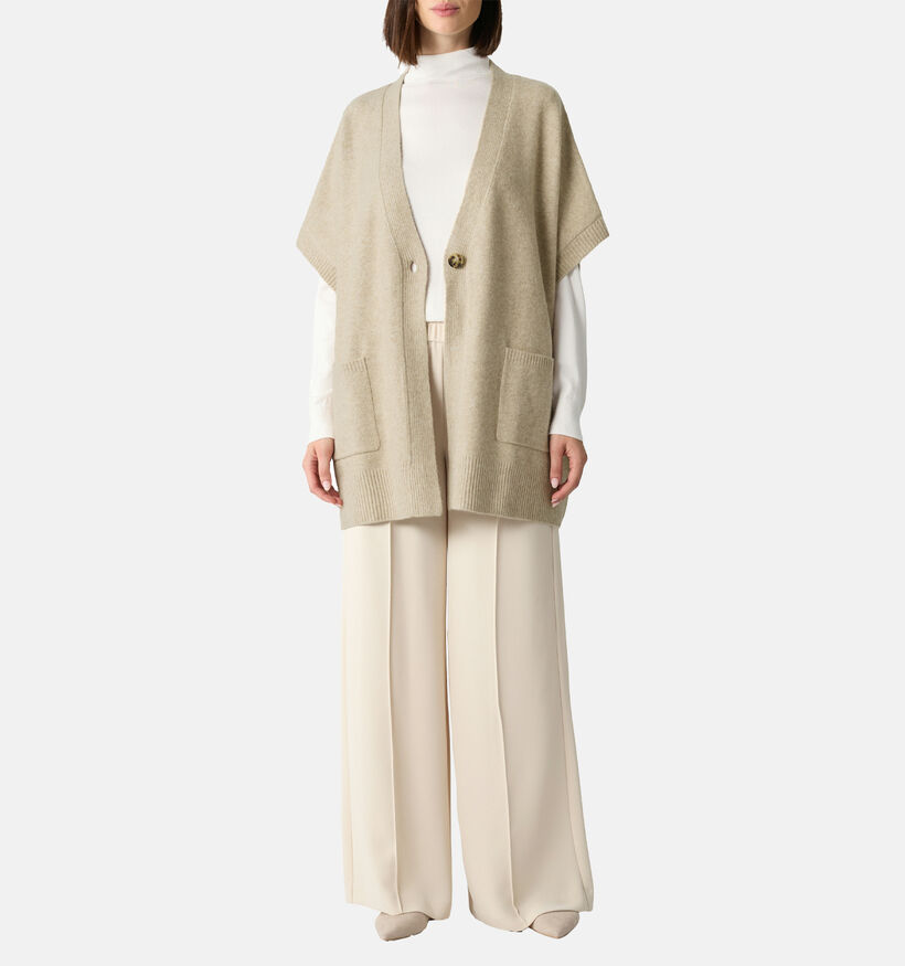 comma Gilet en Beige pour femmes (364848)