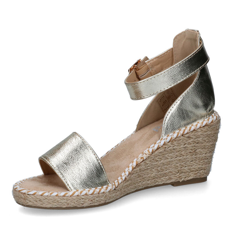 Poelman Espadrilles en Or en simili cuir (310332)
