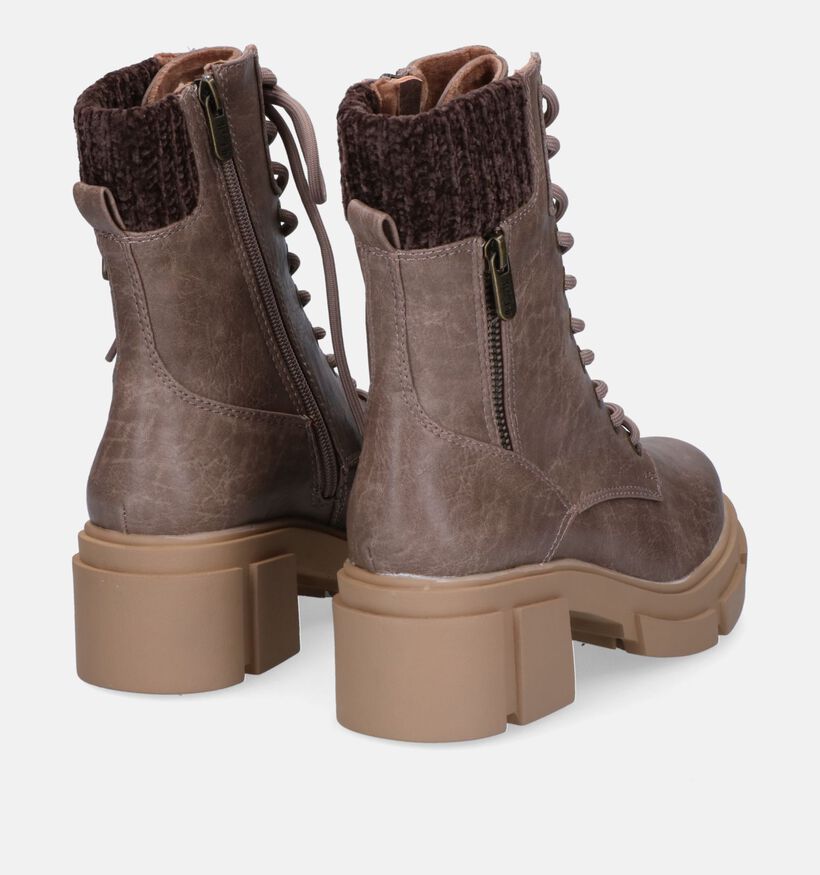 Blowfish Malibu Curfew Bottines en Taupe pour femmes (314146)