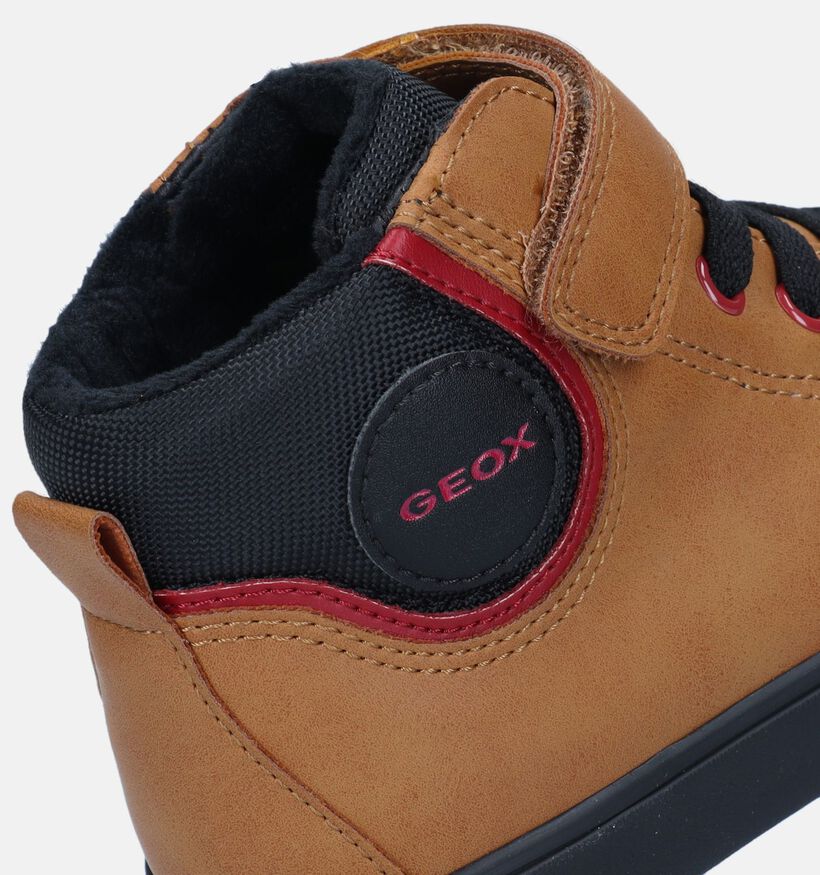 Geox Gisli Gele Hoge schoenen voor jongens (345928) - geschikt voor steunzolen