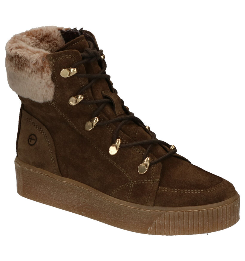 Tamaris Gele Boots in daim (261555)
