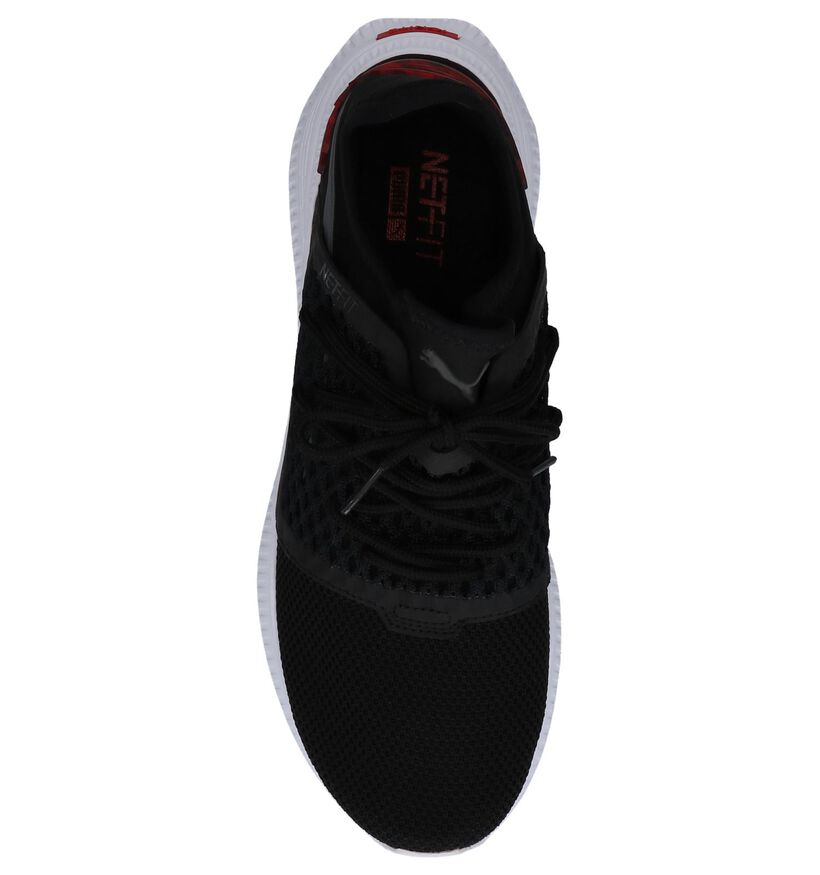 Zwarte Sneakers Puma Netfit in stof (221580)