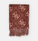 Guess Nolana 4G-logo Ch&acirc;le en Marron pour femmes (381060)