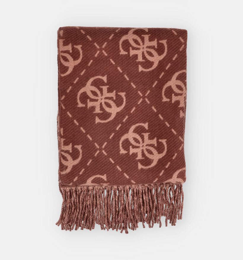 Guess Nolana 4G-logo Ch&acirc;le en Marron pour femmes (381060)