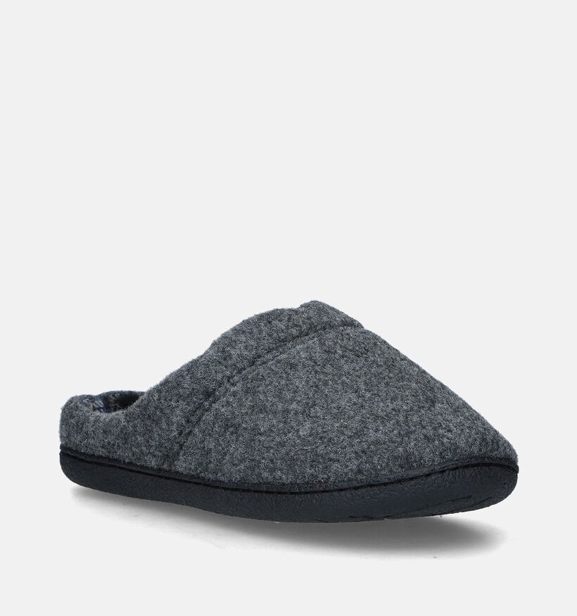 Torfs Home Pantoufles ouvertes en Gris pour hommes (350014)