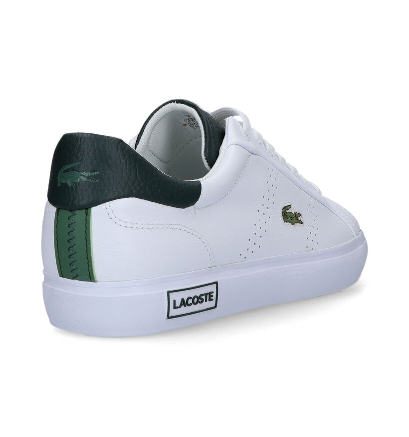 Lacoste Powercourt 2.0 Witte Veterschoenen voor heren (322377)