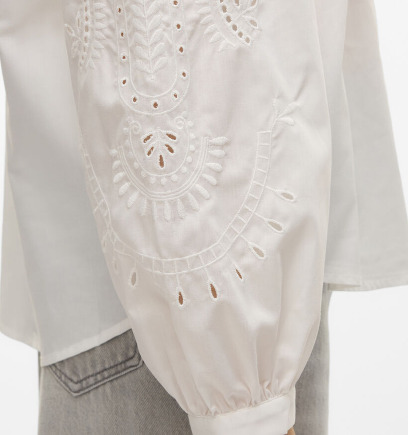 Vero Moda Kava Chemise en Blanc pour femmes (352145)