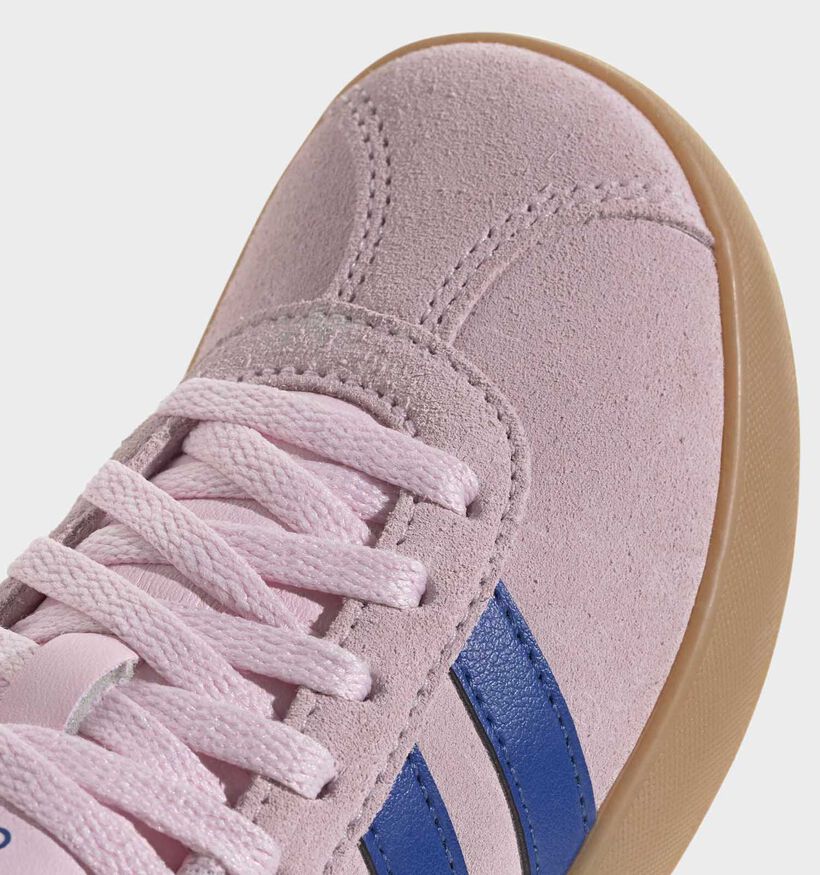 adidas VL Court 3.0 Roze/Blauwe Sneakers voor meisjes (372711) - geschikt voor steunzolen
