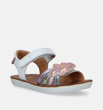 Shoo Pom Sandales Blanc/Rose