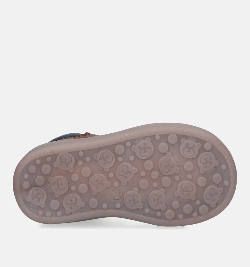 Milo & Mila Cognac Babyboots voor meisjes, jongens (329680) - geschikt voor steunzolen