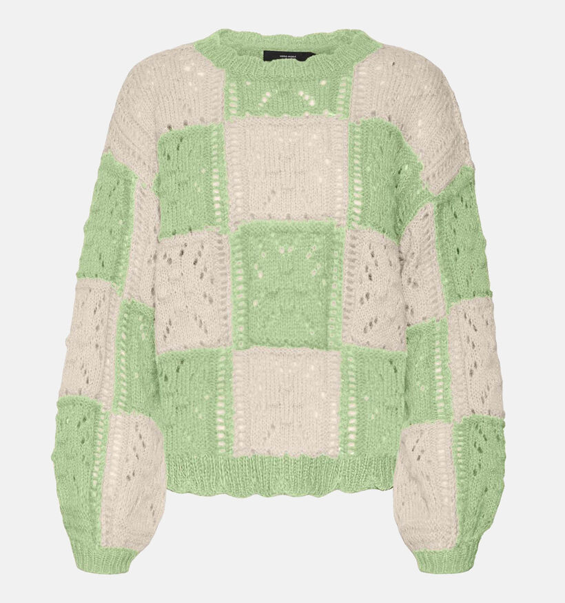 Vero Moda Whitney Pull en tricot en Vert pour femmes (335322)
