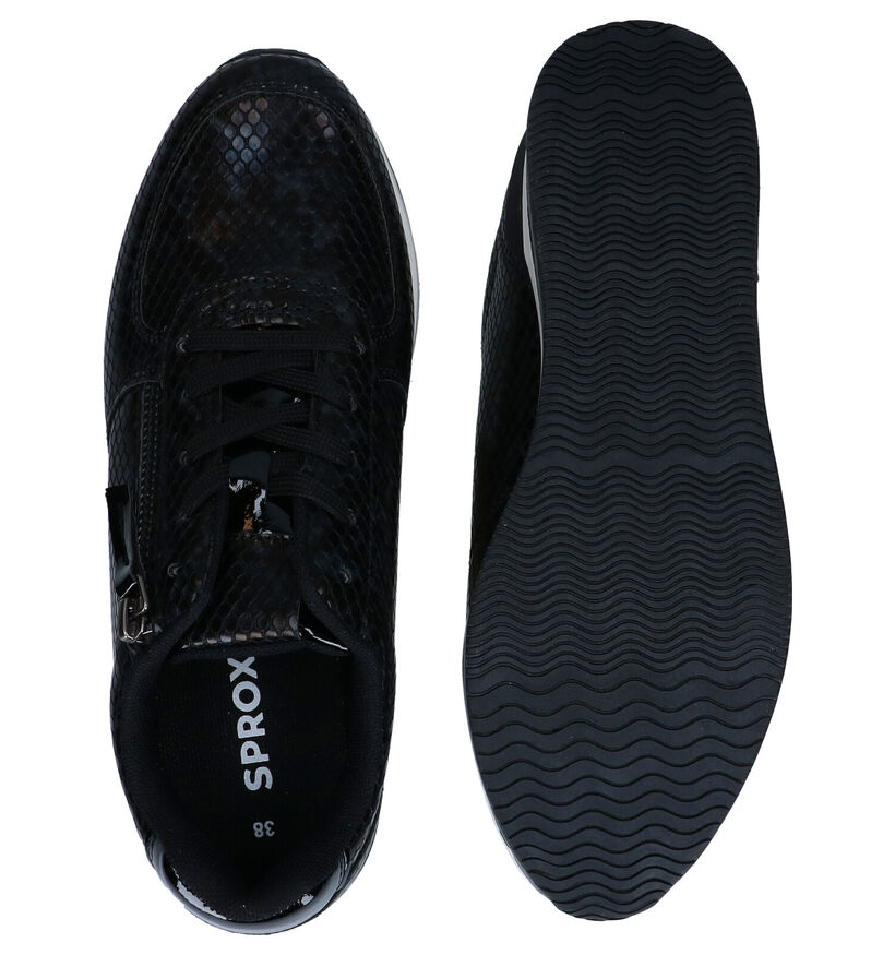 Sprox Baskets casual en Noir en simili cuir (288451)