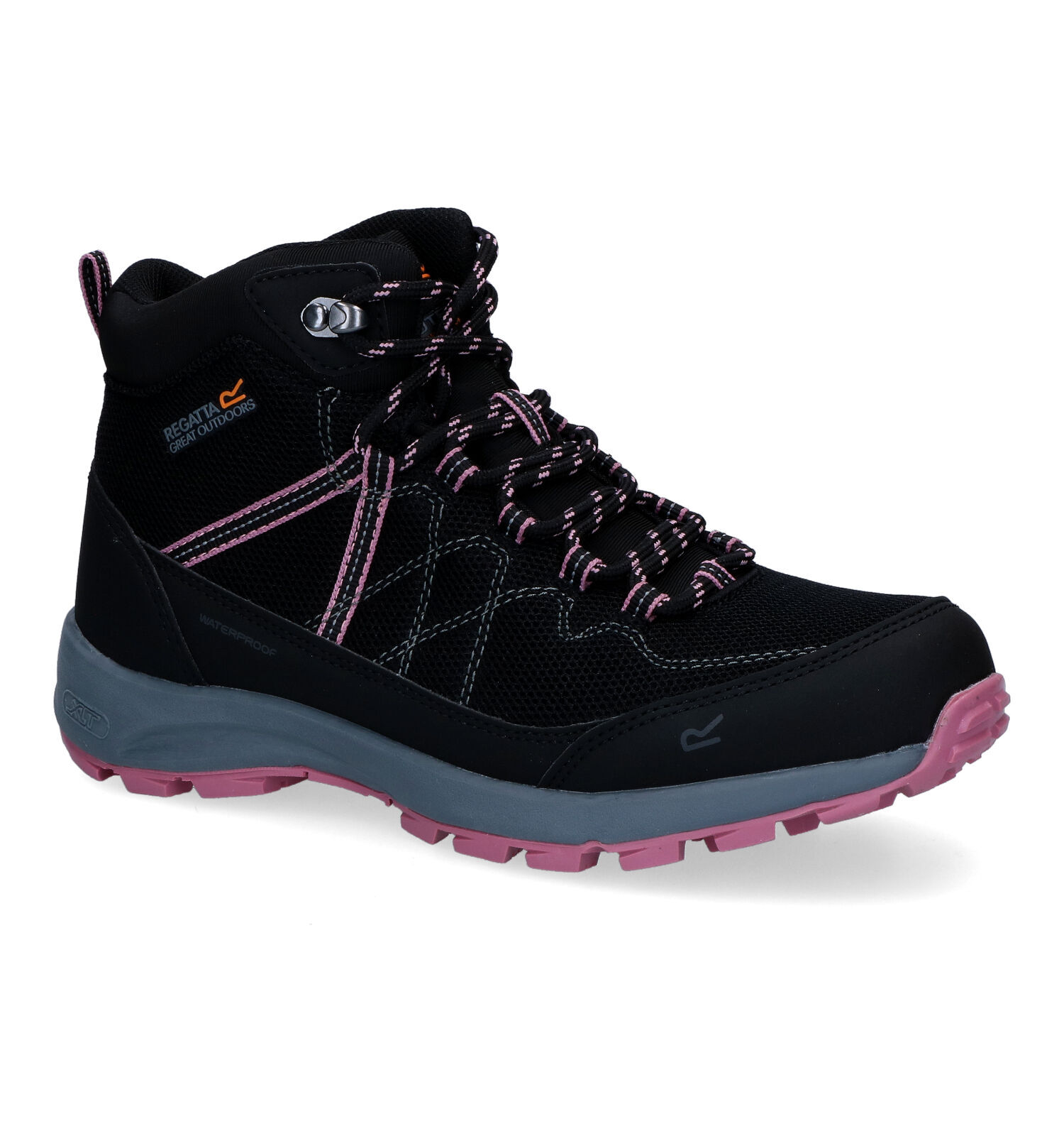 Regatta Lady Samaris Zwarte Wandelschoenen Dames Outdoorschoenen Online op TORFS.BE