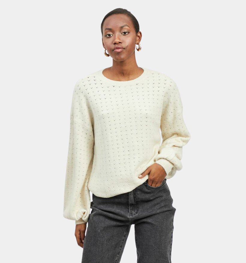 Vila Pull en Ecru (284773)