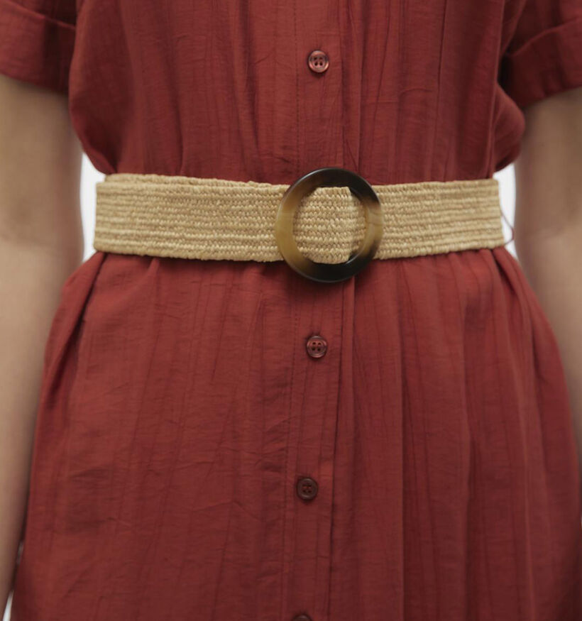 Vero Moda Gaja Rode Hemdjurk voor dames (342907)