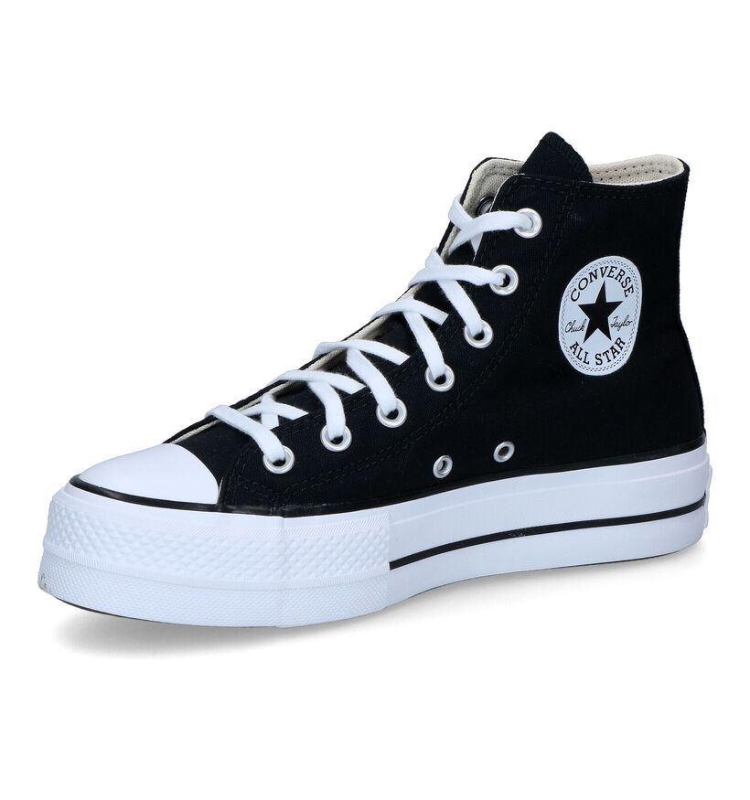 Converse Chuck Taylor All Star Plateform Zwarte Sneakers voor dames (335193)