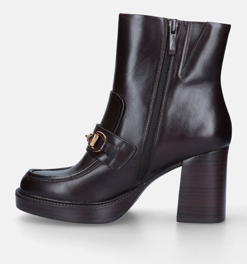 Tamaris Bottines avec talon carré en Brun pour femmes (330506)