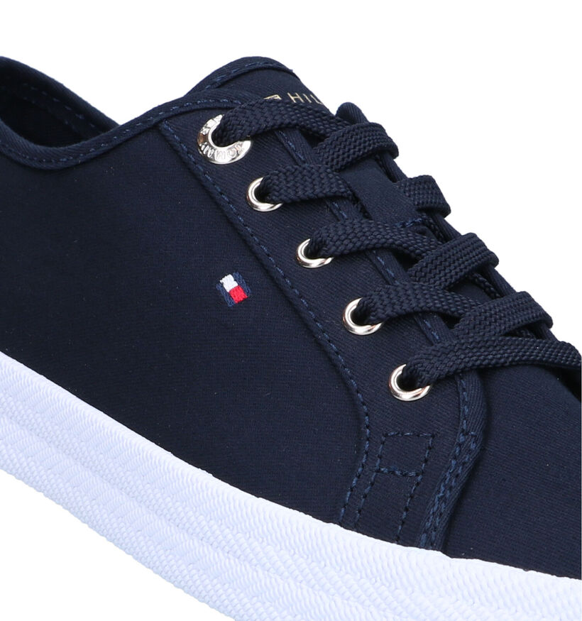 Tommy Essential Baskets en Bleu pour femmes (321025) - pour semelles orthopédiques