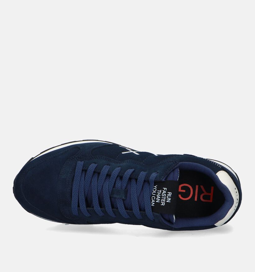 Sun 68 Tom Suede Kaki Sneakers voor heren (329900) - geschikt voor steunzolen
