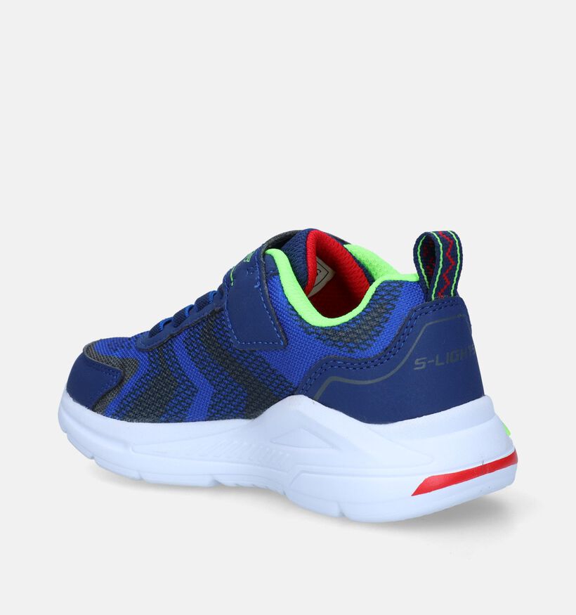 Skechers S Light Tri-Nmaics Blauwe Sneakers voor jongens (335708)