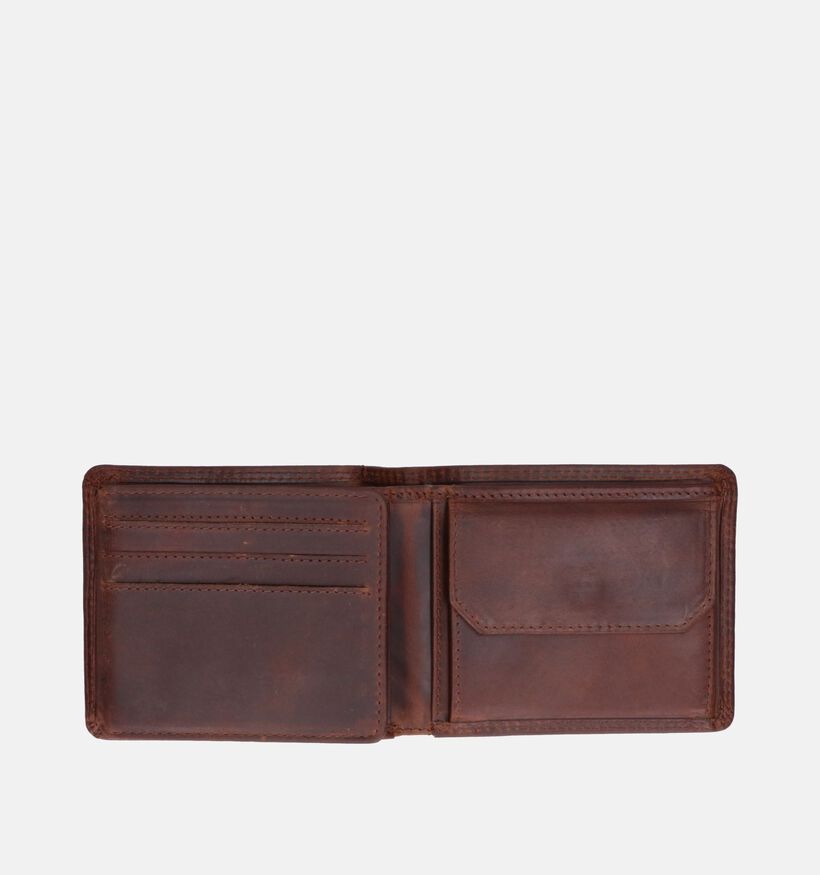 Maverick Bruine Portefeuille voor heren (358807)