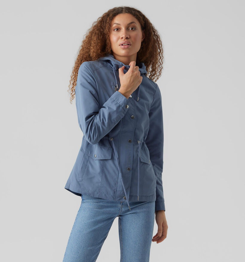 Vero Moda Pernillefie Parka en Bleu pour femmes (326956)