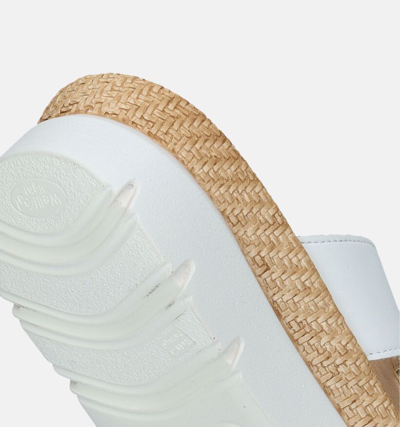Gabor Witte Slippers Met Sleehak voor dames (339392)