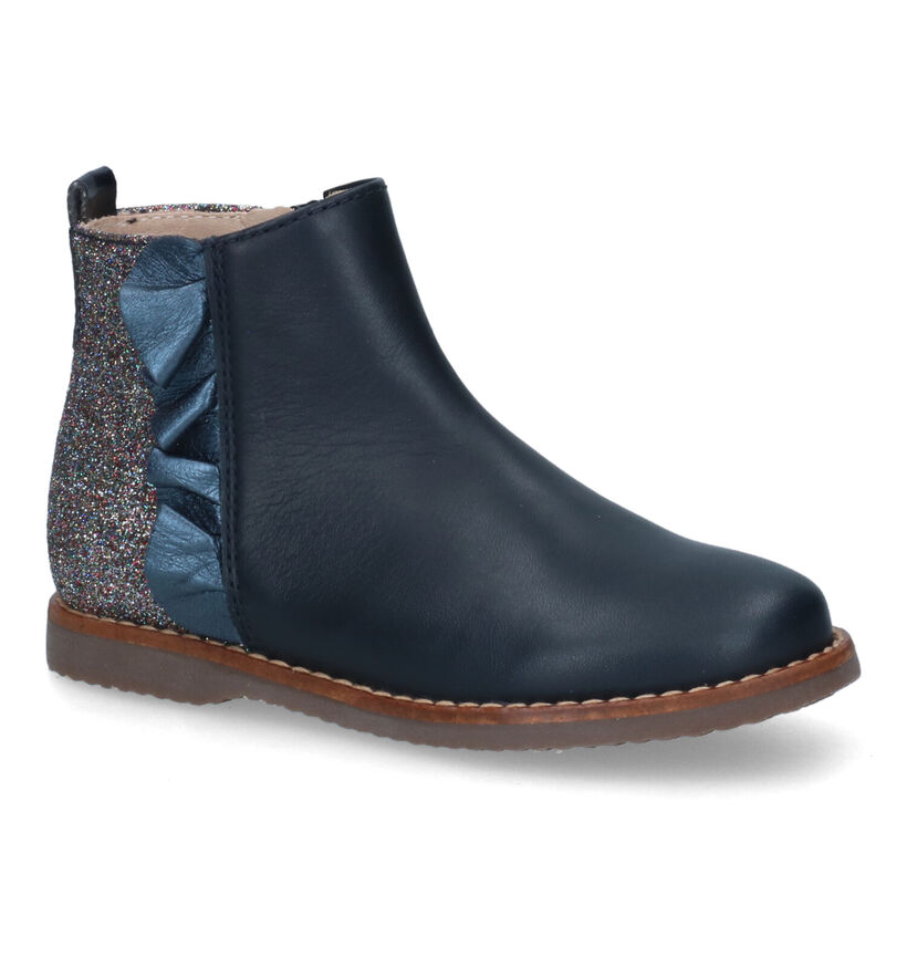 Beberlis Bottes courtes en Bleu foncé pour filles (297350)